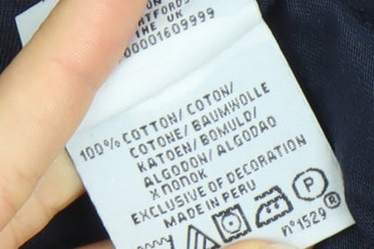 Ralph Lauren Men's Blue XL Custom Fit Crew Neck Cotton T-Shirt