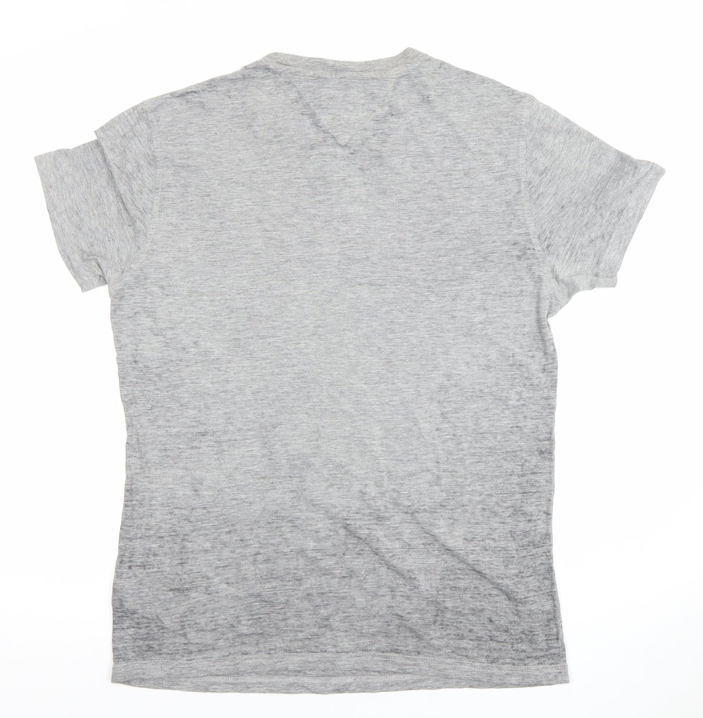 Tommy Hilfiger Men’s Grey Crew Neck Short Sleeve Cotton T-Shirt M