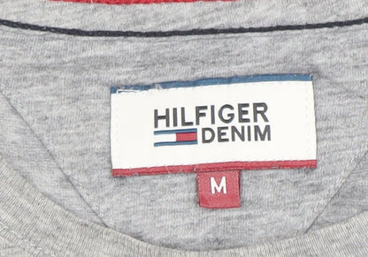 Tommy Hilfiger Men’s Grey Crew Neck Short Sleeve Cotton T-Shirt M
