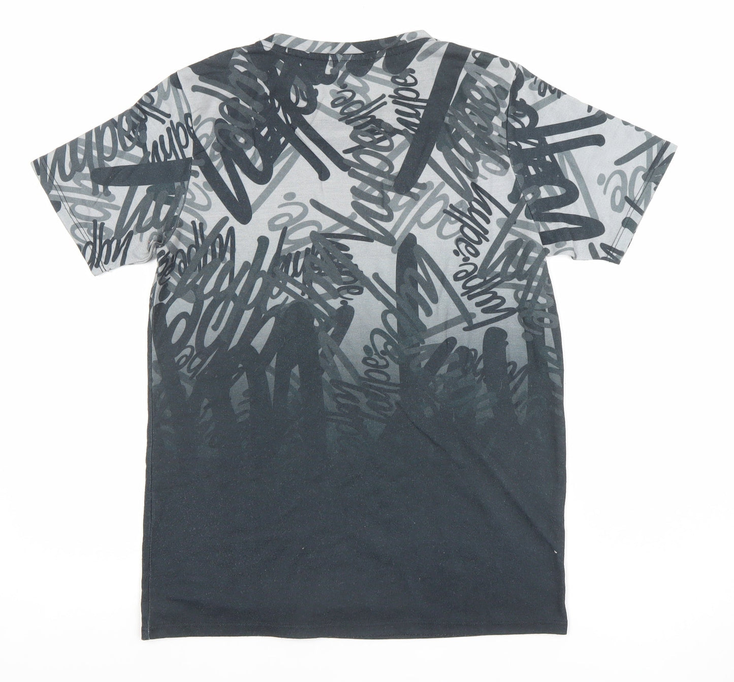 Boys UK Size 13 Years Hype Black Basic T-Shirt
