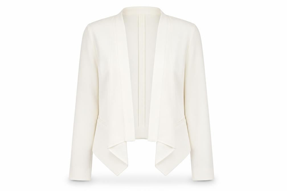Womens UK Size 12 Yessica Regular Ivory Blazer