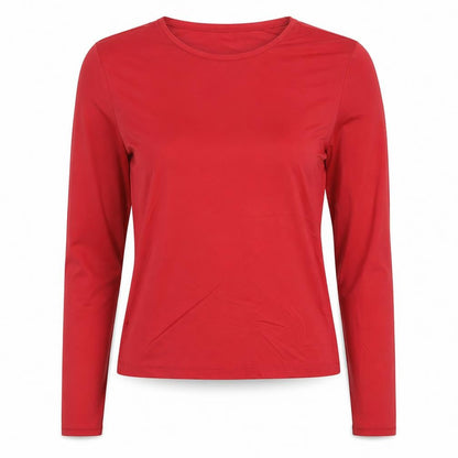 Womens UK Size M Pull&Bear Red Basic T-Shirt