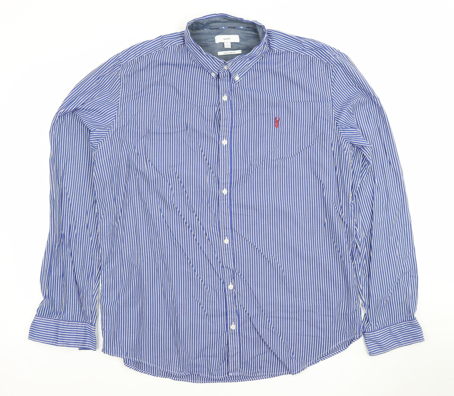 Mens UK Collar Size XL NEXT Smart Blue  Dress Shirt