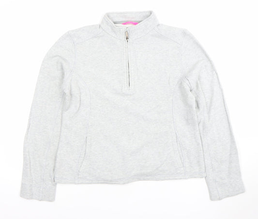 Womens UK Size 12 Marks and Spencer Grey Pullover Sweatshirt