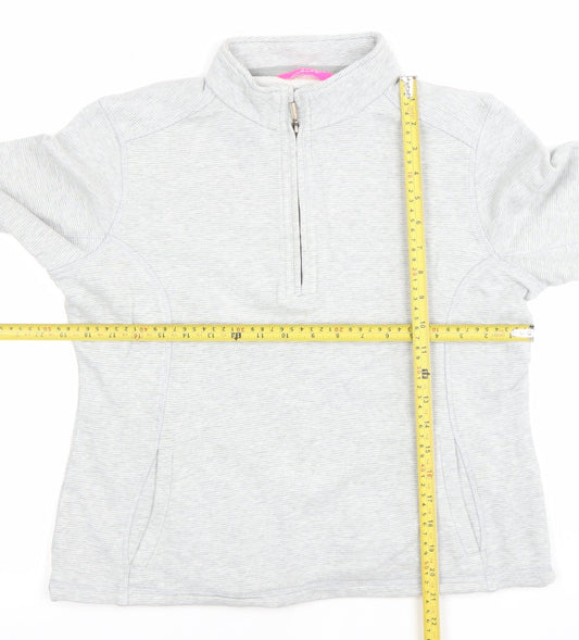 Womens UK Size 12 Marks and Spencer Grey Pullover Sweatshirt