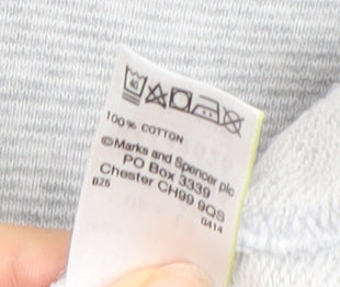 Womens UK Size 12 Marks and Spencer Grey Pullover Sweatshirt