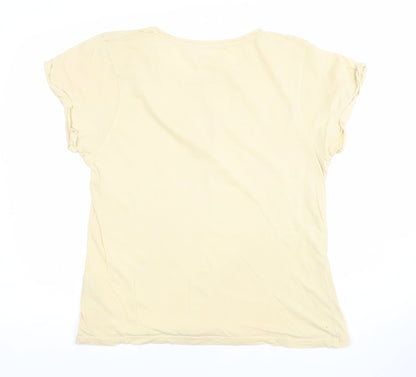 Women's Beige Friends TV Show Nightshirt T-Shirt Style Size 12-14