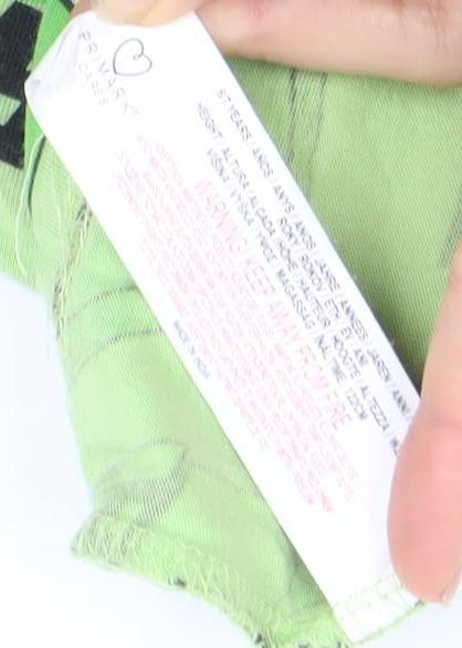 Primark Boys Green Minecraft Creeper T-Shirt 5-6 Years Short Sleeve Cotton