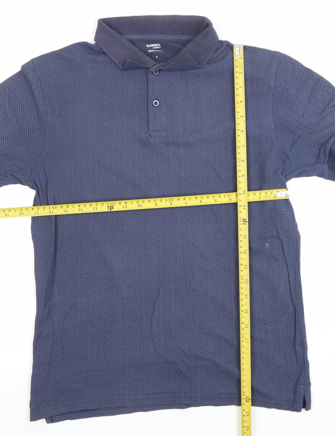 Mens UK Size S Dunnes Stores 100% Cotton Polo Shirt