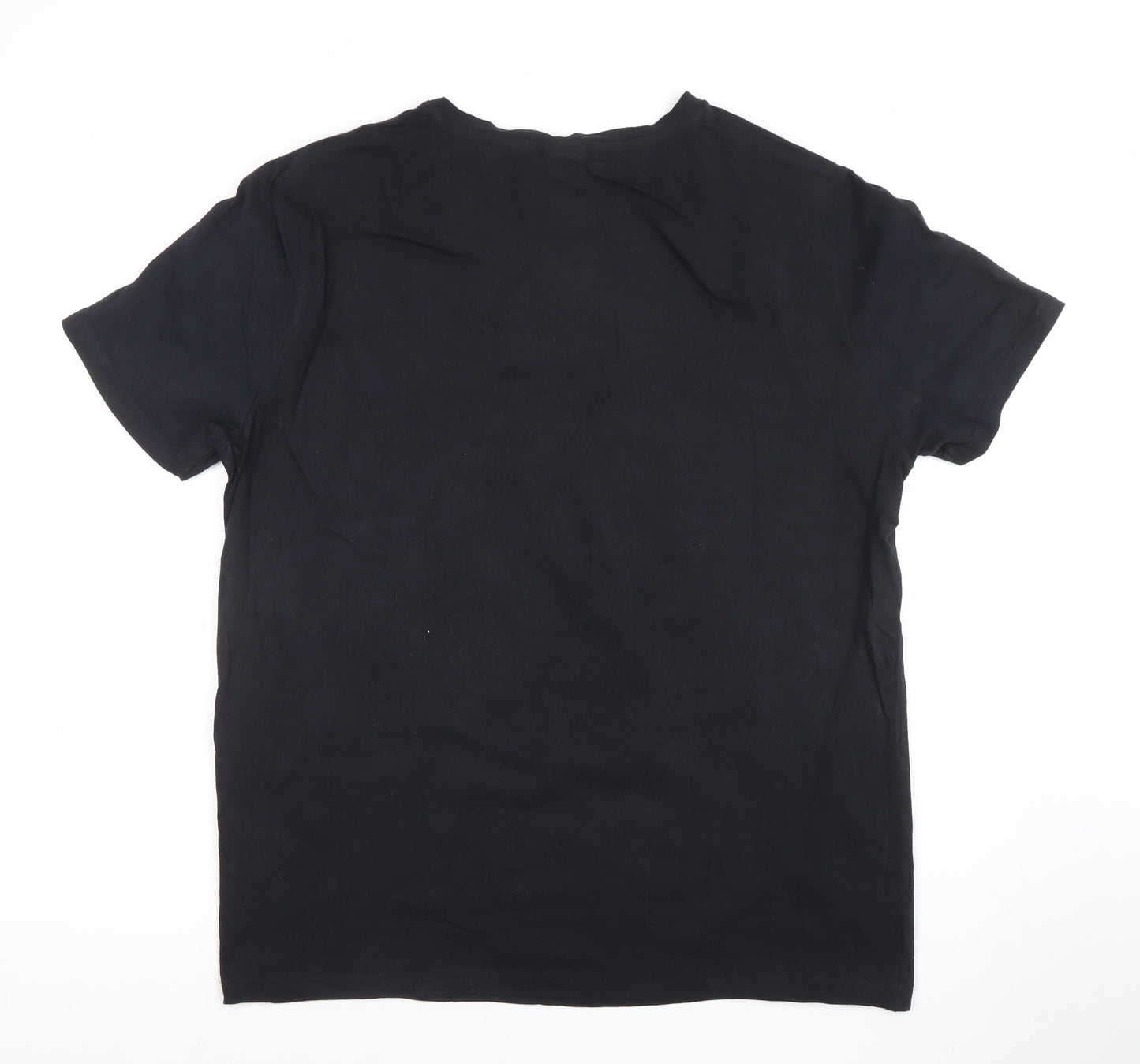 Nutmeg Men’s Black Star Wars Darth Vader Best Dad Graphic T-Shirt Large