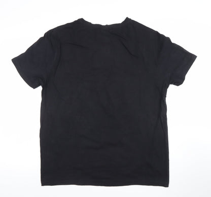 Nutmeg Men’s Black Star Wars Darth Vader Best Dad Graphic T-Shirt Large