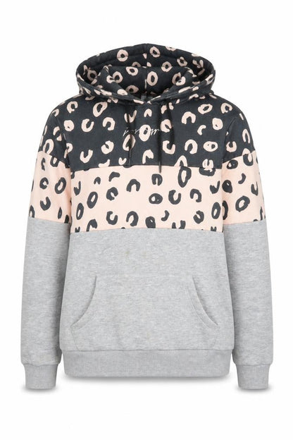 Womens UK Size 8 JustHype Grey Pullover Hoodie