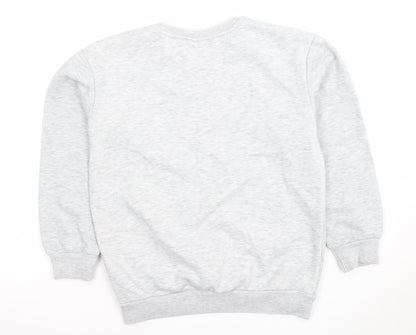 Marvel Boys Grey Sweatshirt 8 Years Pullover Graphic Print Avengers