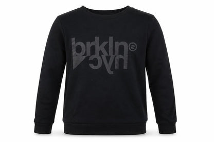 Primark Boys Black Brooklyn NYC Sweatshirt 11-12 Years Cotton Blend