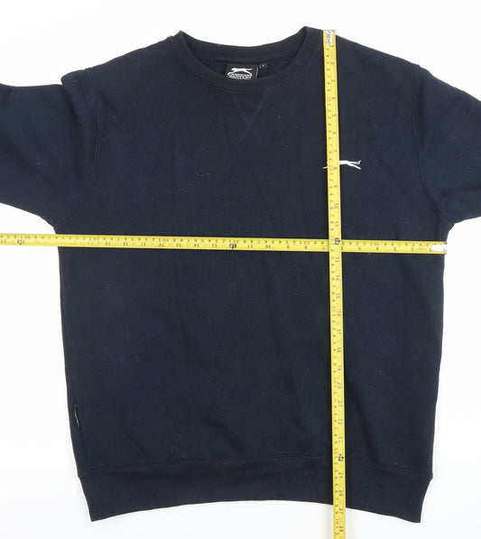 Mens UK Size L Slazenger Black Pullover Sweatshirt