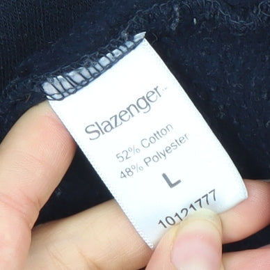 Mens UK Size L Slazenger Black Pullover Sweatshirt