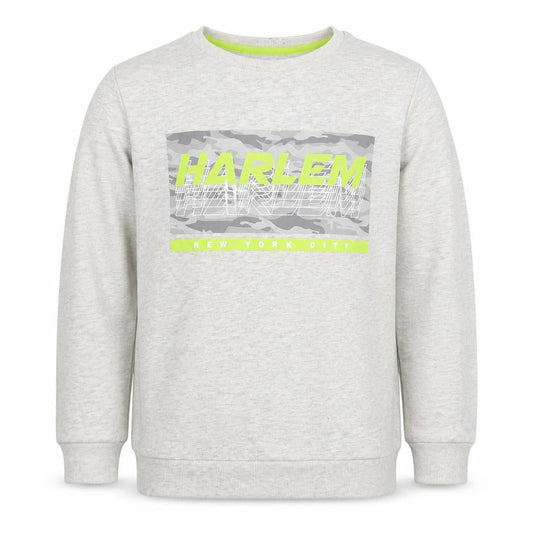Primark Boys Beige Harlem New York City Pullover Sweatshirt Size 12 Years