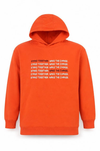 Boys UK Size 12-13 Years Primark Orange Pullover Hoodie