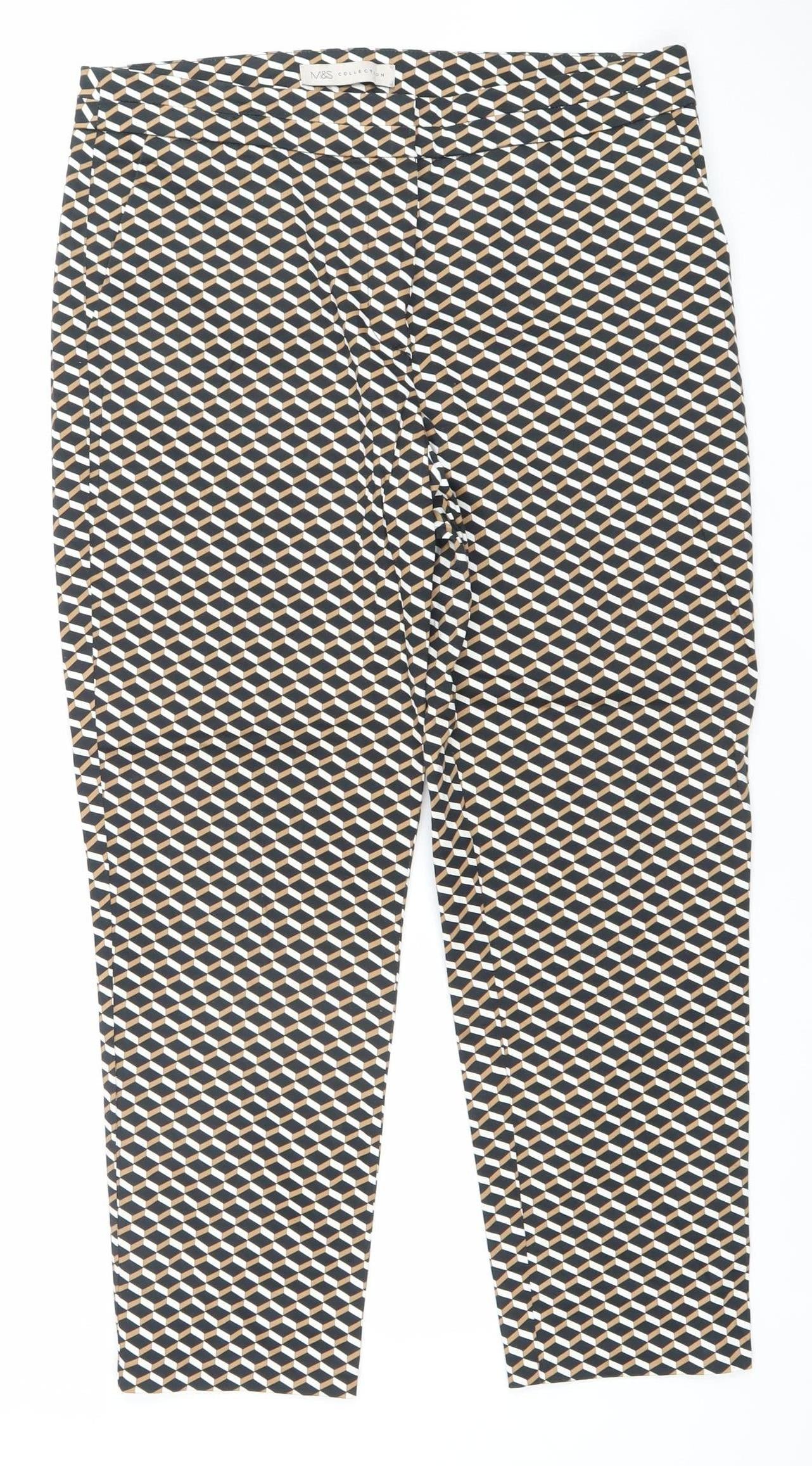 Womens UK Size 12 Marks and Spencer Slim Fit Casual Business Travel Multicoloure
