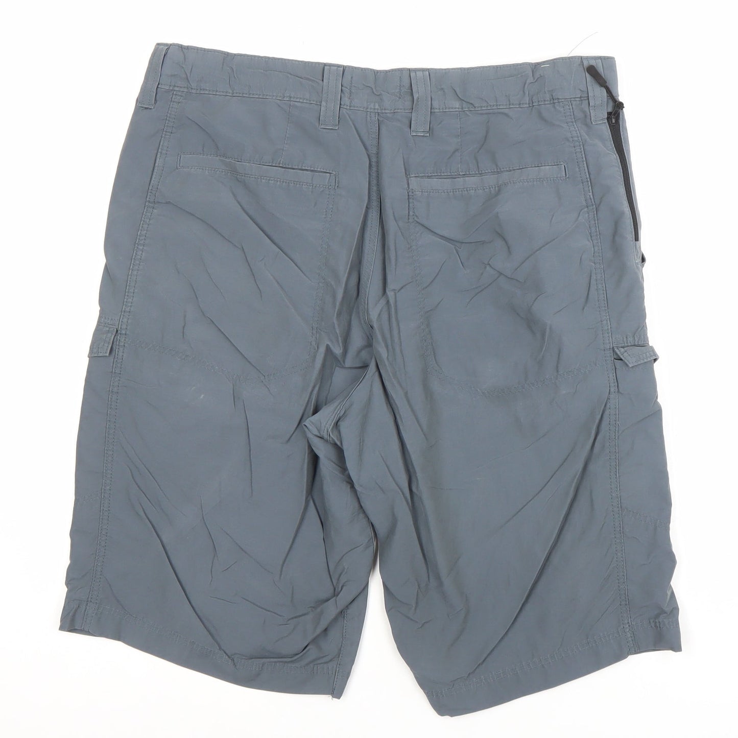 Marks and Spencer Men's Blue 34 Cargo Shorts Lightweight Quick Dry