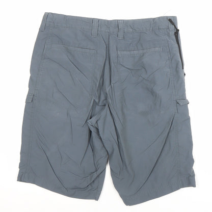 Marks and Spencer Men's Blue 34 Cargo Shorts Lightweight Quick Dry