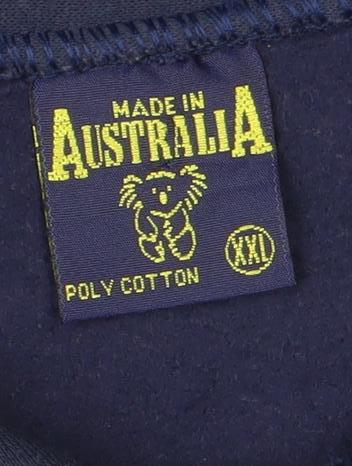 Mens UK Size XXL Australia Blue Pullover Sweatshirt