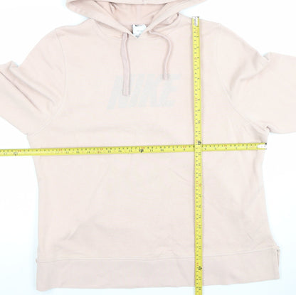 Nike Women's Beige Dri-Fit Pullover Hoodie Size L