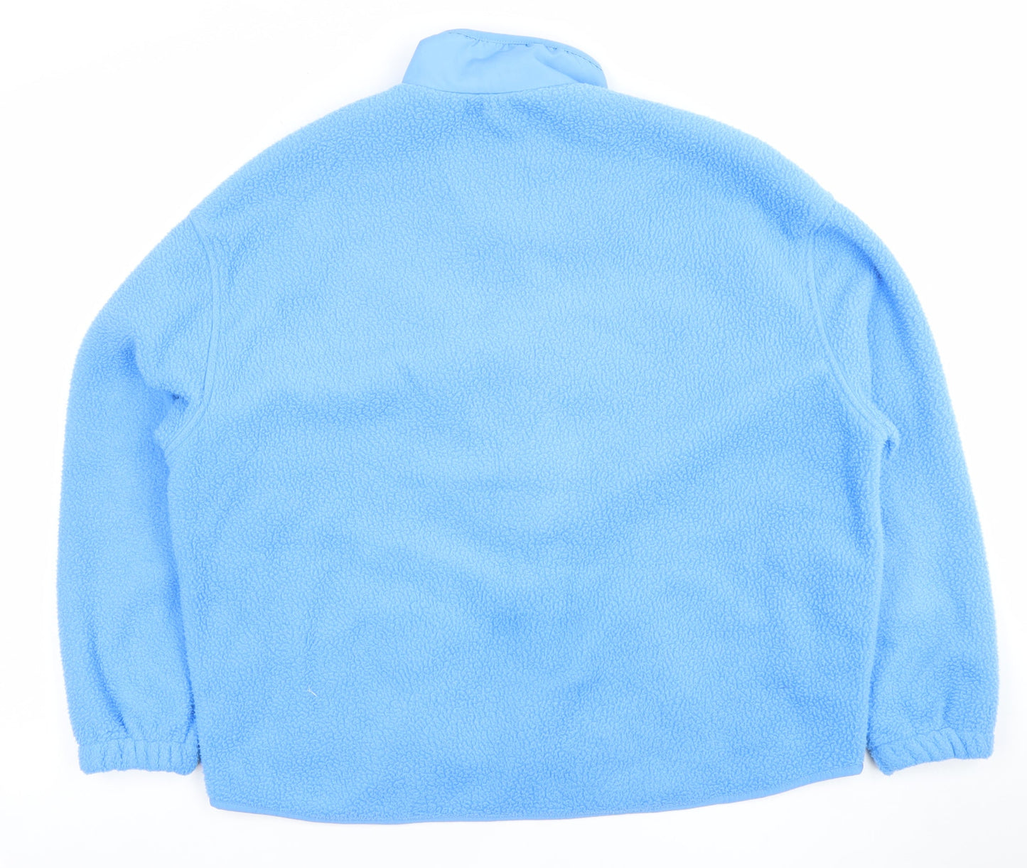 Dunnes Women Blue Fleece Basic Jacket Size S Casual Winter