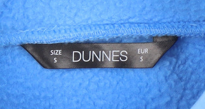 Dunnes Women Blue Fleece Basic Jacket Size S Casual Winter