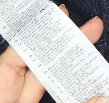 Adidas Men's Blue Crew Neck Pullover Sweatshirt L Sports Fleece