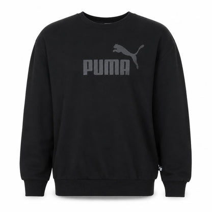 Mens UK Size M PUMA Black Pullover Sweatshirt