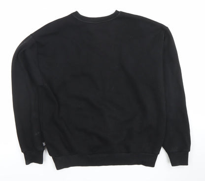 Mens UK Size M PUMA Black Pullover Sweatshirt