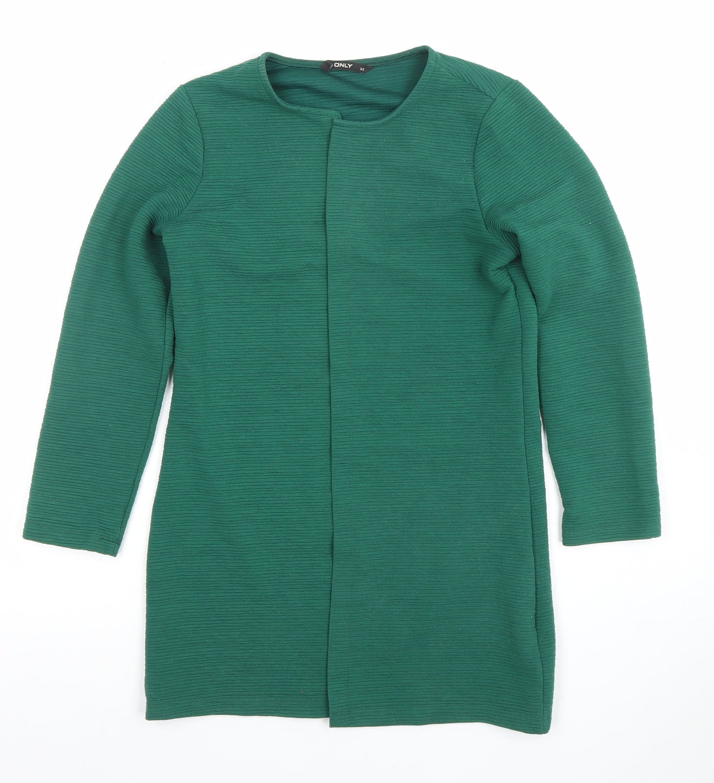 Womens UK Size XS Only Green Cardigan Jumper