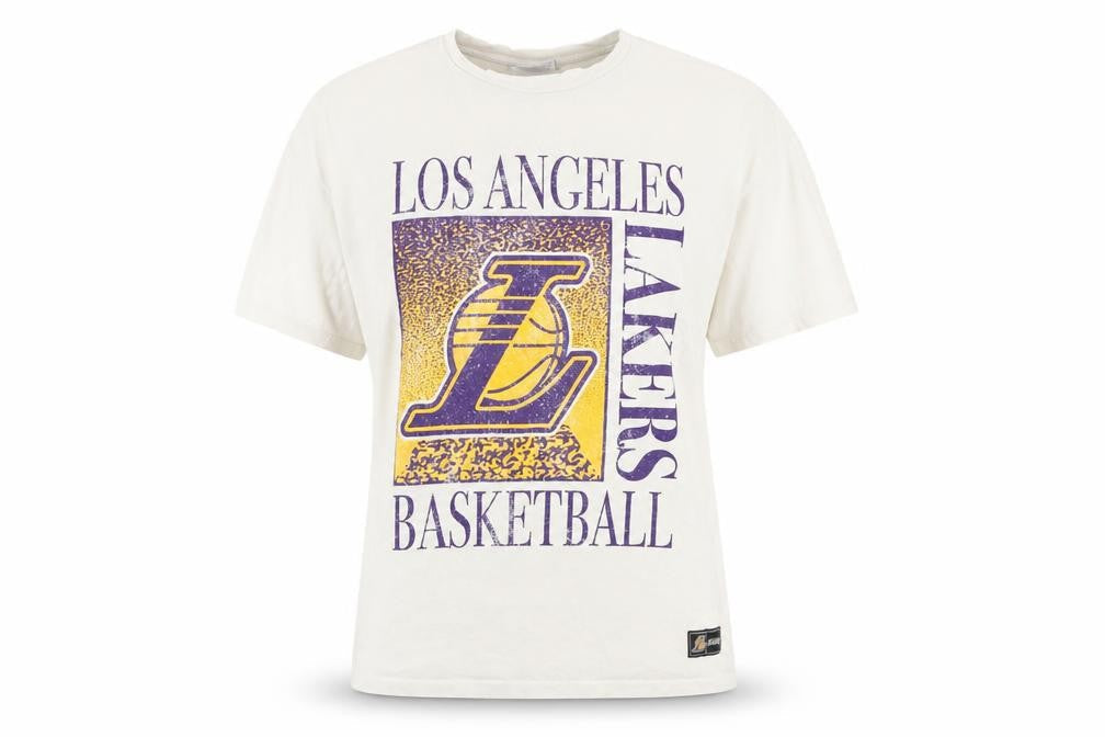 Womens UK Size XL NBA White Basic T-Shirt