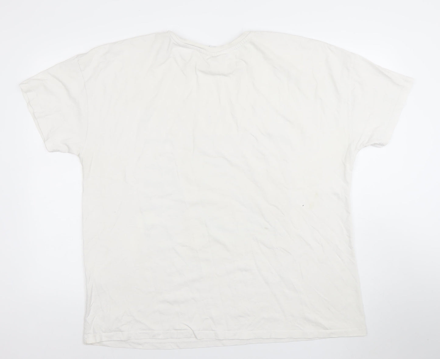 Womens UK Size XL NBA White Basic T-Shirt