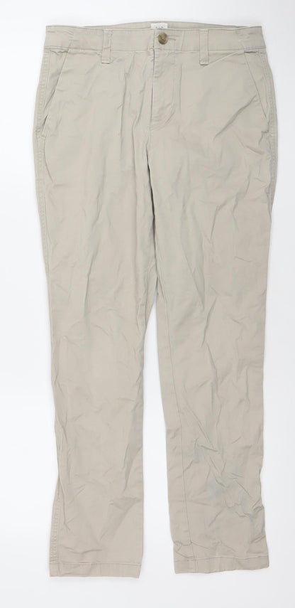 GAP Women’s Beige Girlfriend Khaki Jeans Size 4 Relaxed Fit
