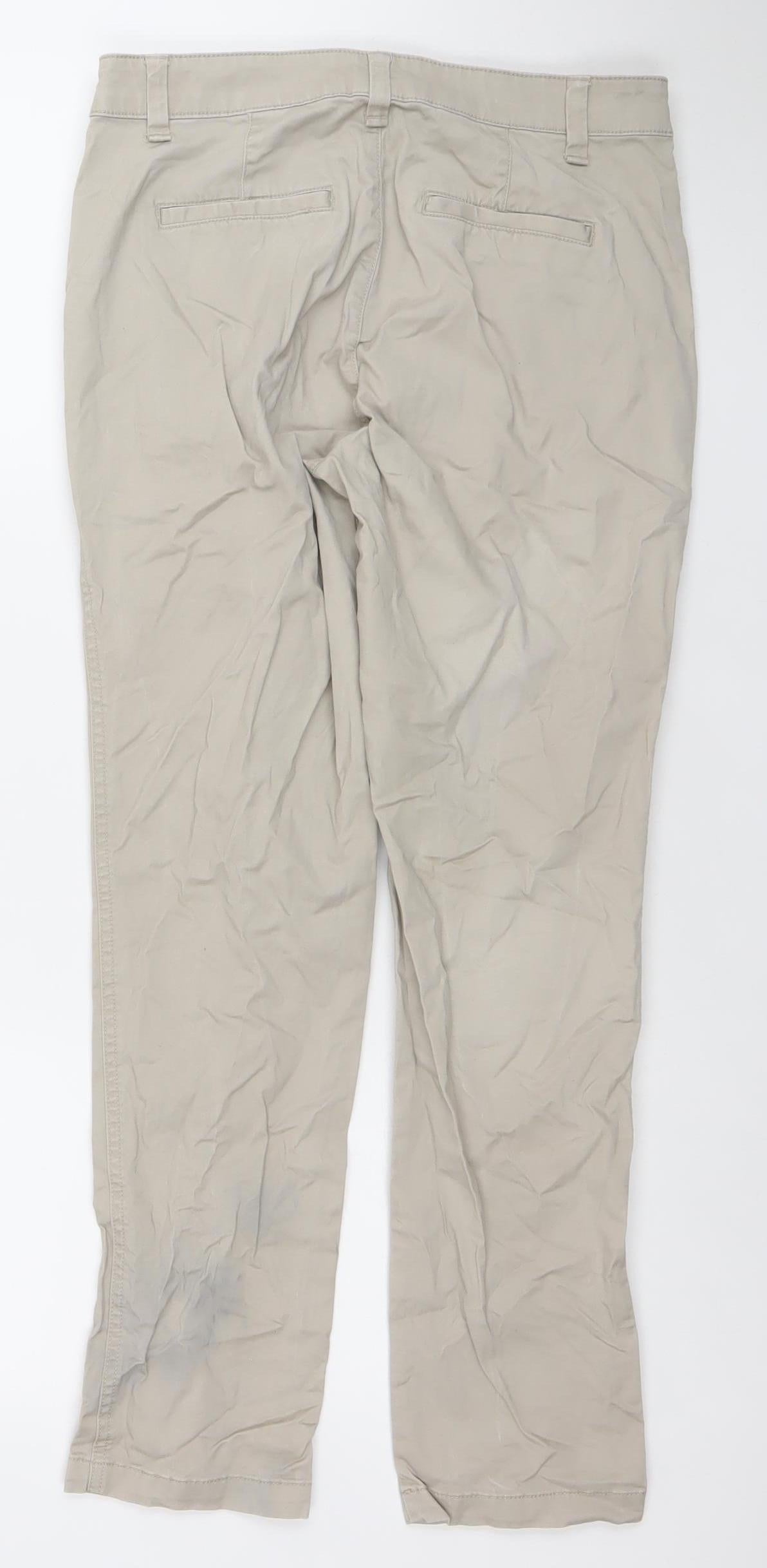 GAP Women’s Beige Girlfriend Khaki Jeans Size 4 Relaxed Fit