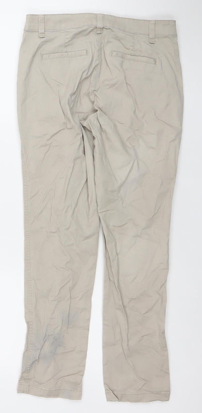 GAP Women’s Beige Girlfriend Khaki Jeans Size 4 Relaxed Fit