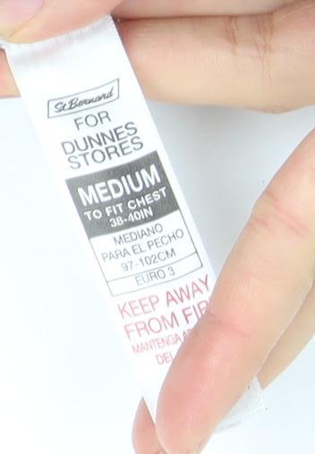 St Michael for Dunnes Stores Men's Grey Half Zip High Neck Cotton Jumper Medium