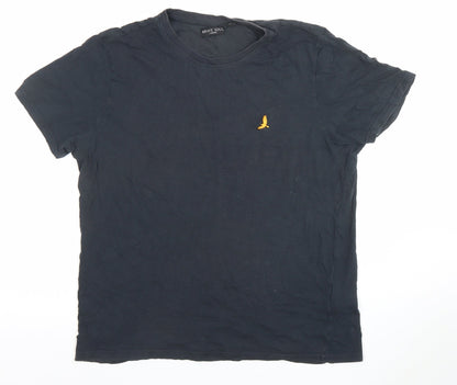 Mens UK Size L Brave Soul Black  T-Shirt