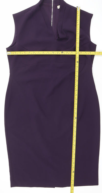 Womens UK Size 16 Gallery Sheath Dress