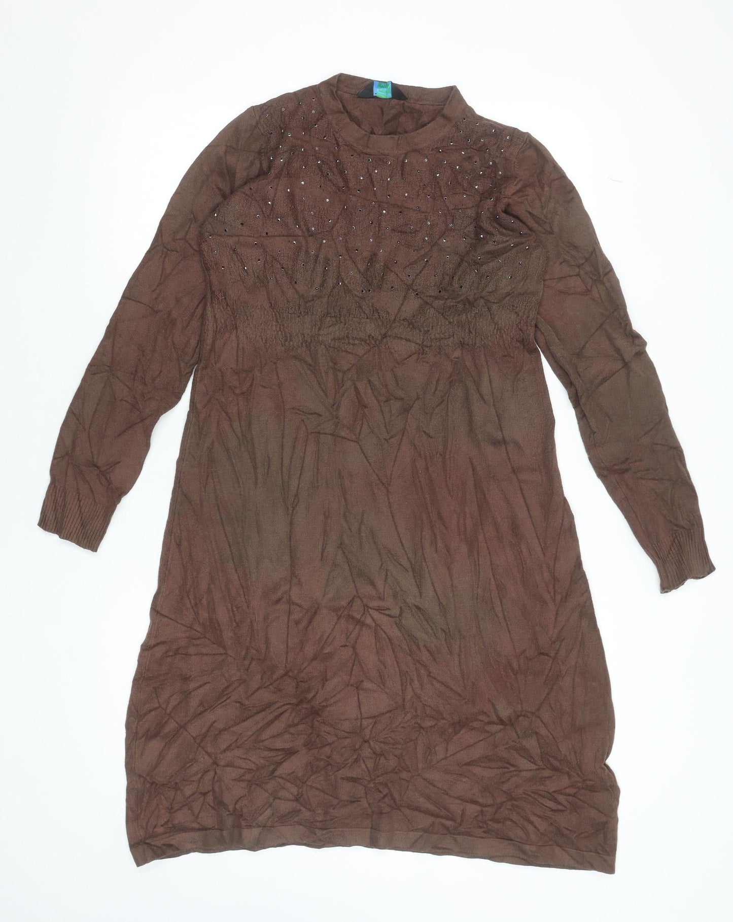 Womens UK Size M Blue Hills Jumper Dress