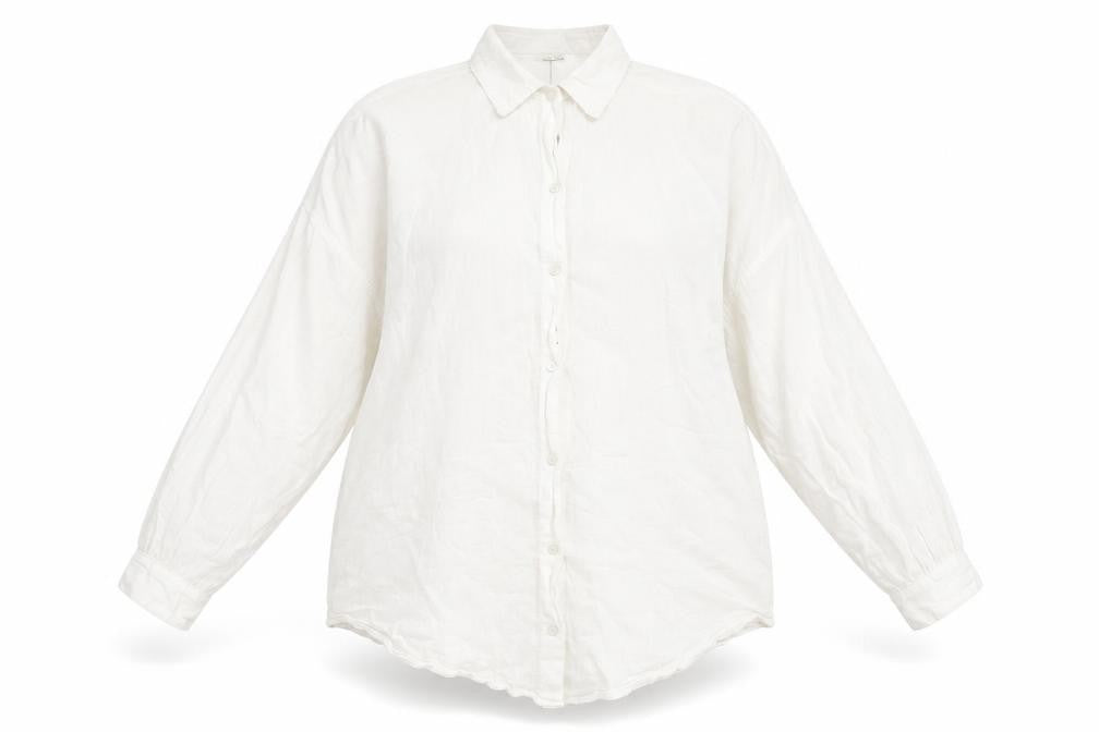 Womens UK Size 8 ASOS White Basic Button-Up