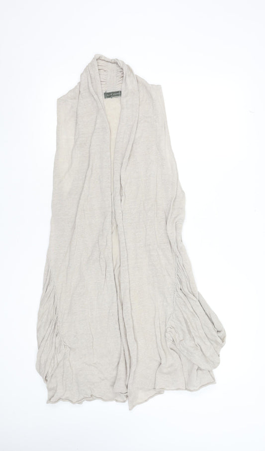 Womens UK Size 10 Mint Velvet Beige Vest Jumper