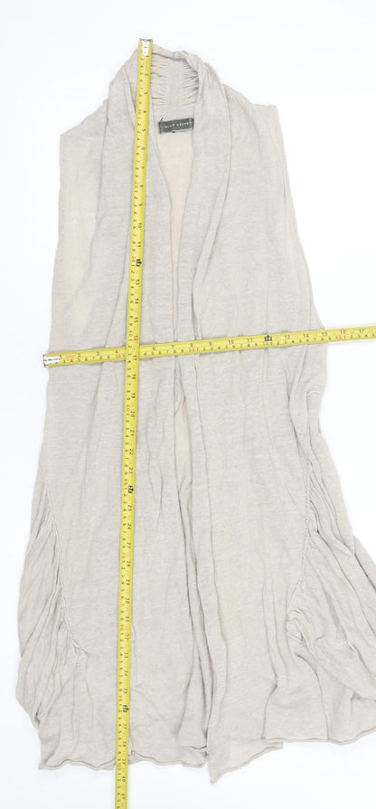 Womens UK Size 10 Mint Velvet Beige Vest Jumper