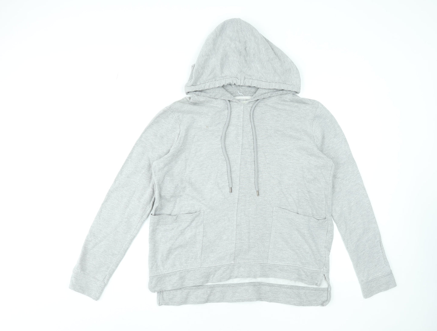 Womens UK Size 10 FatFace Grey Pullover Hoodie