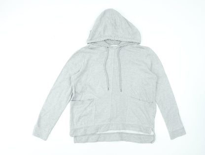 Womens UK Size 10 FatFace Grey Pullover Hoodie