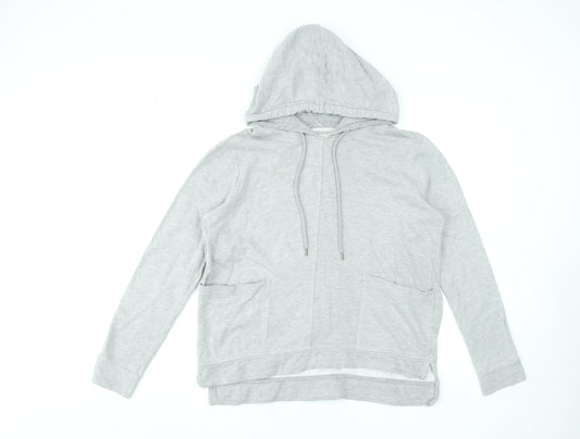 Womens UK Size 10 FatFace Grey Pullover Hoodie