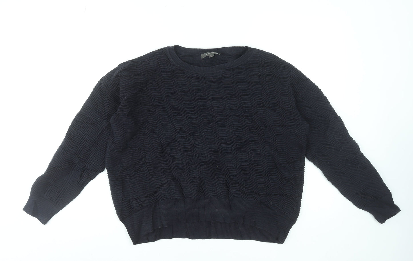 Womens UK Size S French Connection Black Pullover Sweatshirt