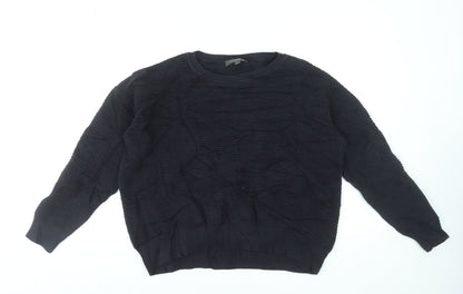 Womens UK Size S French Connection Black Pullover Sweatshirt